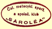 Saroléa Klub, razítko